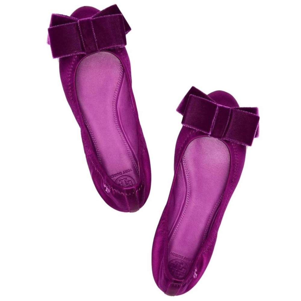 BNIB Tory Burch Viola Bow Ballet Flats